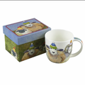 Kopp med gaveeske- Happy sheep