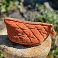 Mappe velur Burnt orange