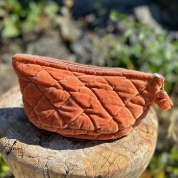 Mappe velur Burnt orange